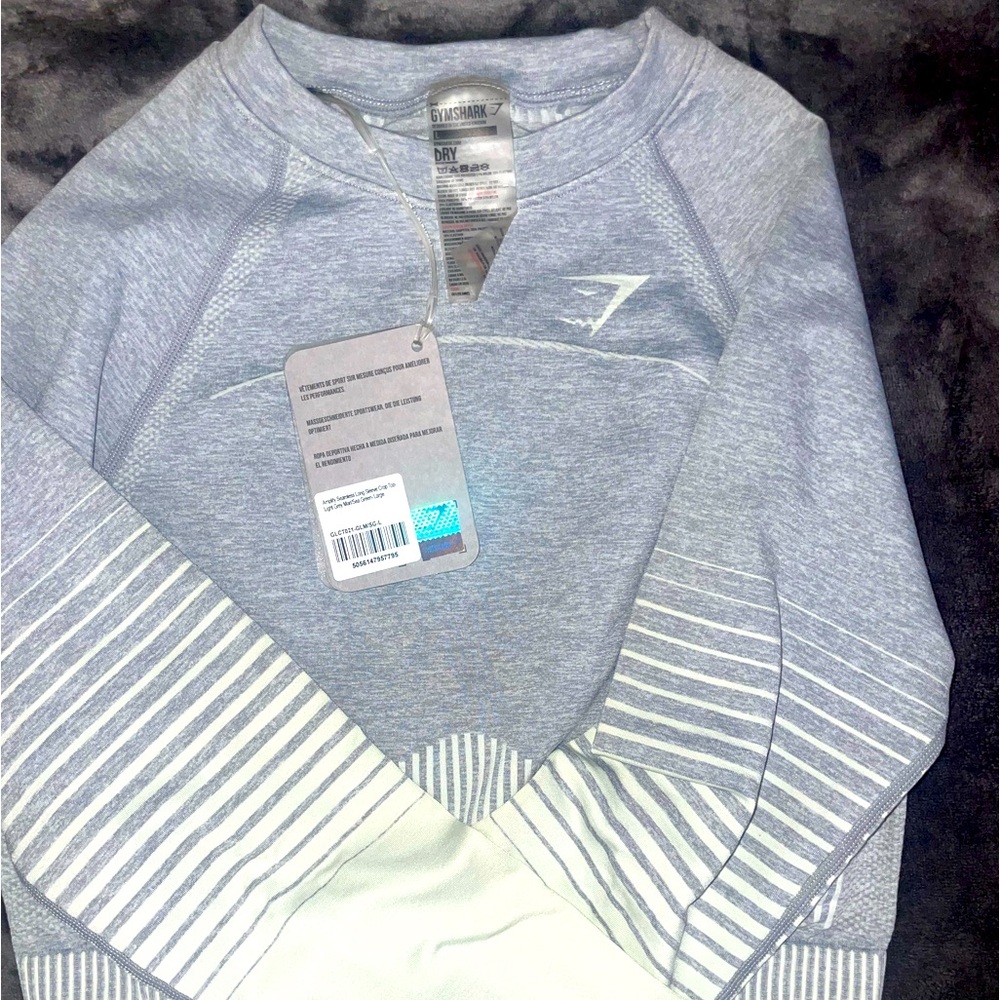 Gymshark amplify crop top long sleeve